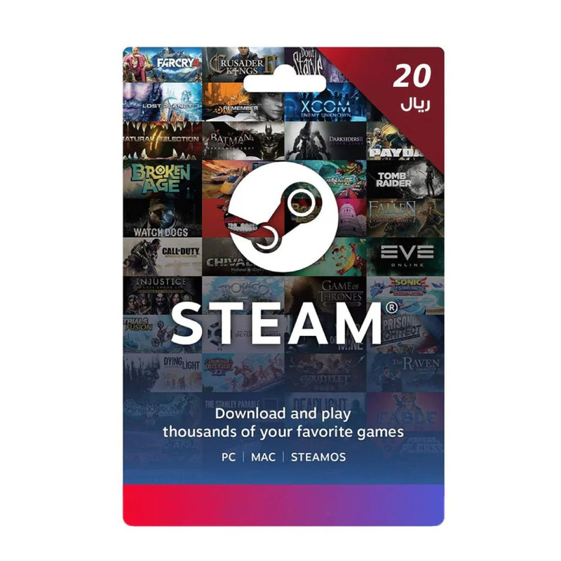Steam Wallets QAR 20